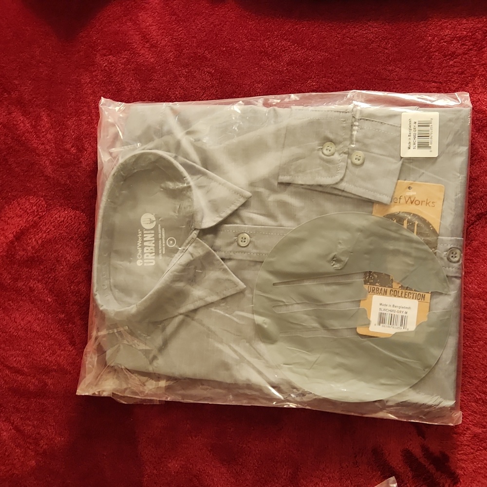 Shef works button up shirt